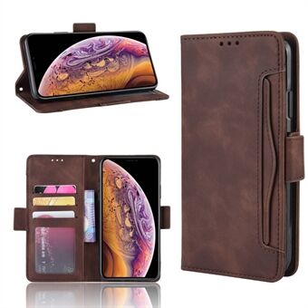 For iPhone 11 Pro Max  (2019) Leather Cell Casing with Multiple Card Slots and Wallet Pocket