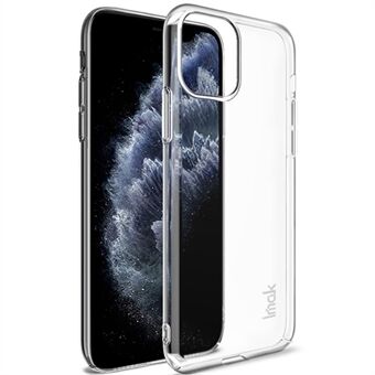 IMAK Crystal Case II Pro til iPhone 11 Pro Max  ridsefast, klar pc-bagtelefonetui med eksplosionssikker skærmfilm