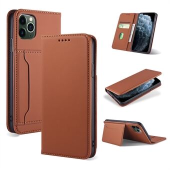Liquid Silicone Touch Leather Wallet Stand Case for iPhone 11 Pro Max 