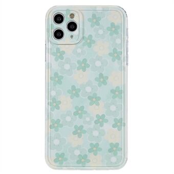 For iPhone 11 Pro Max  Shockproof Pattern Printing TPU Back Case Straight Edge Precise Cutouts Cover Shell