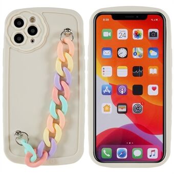 For iPhone 11 Pro Max  Shockproof Phone Case Precise Cutout Soft TPU Cover Anti-drop Protective Shell with Handle Strap