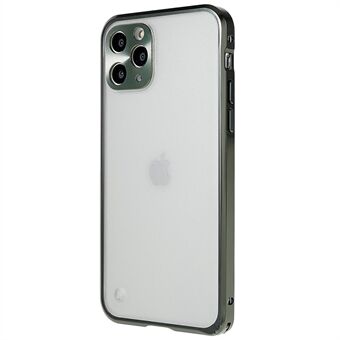 Til iPhone 11 Pro Max  pc + metal ultratyndt mat beskyttelsescover Telefon faldsikkert etui
