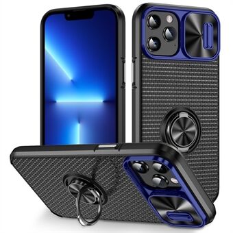 Til iPhone 11 Pro Max PC+TPU telefoncover Ring Kickstand telefoncover med skydelinsebeskyttelse