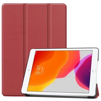 Tri-fold Stand PU Leather Protective Smart Tablet Cover with Auto Sleep / Wake Function for iPad 10.2 (2021) / (2020) / (2019)