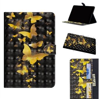 Light Spot Decor Patterned Wallet Leather Smart Cover for iPad 10.2 (2021)/(2020)/(2019)