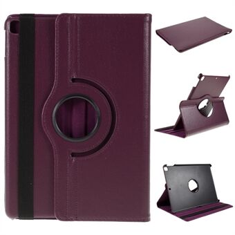 For iPad Air 10.5 (2019) / Pro 10.5 (2017) / iPad 10.2 (2021)/(2020)/(2019) 360-Rotary Stand Leather Tablet Case Litchi Grain
