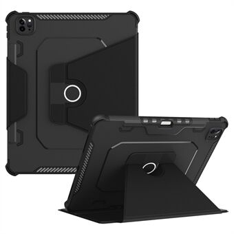Til iPad Pro 12.9 (2022) / (2021) / (2020) 360-graders rotation Panser Læder Tablet Cover Auto Wake / Sleep Anti-drop Anti-ridse Stand Case