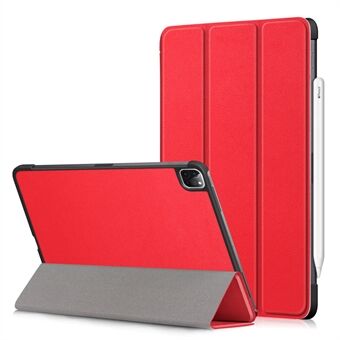 Litch Skin PU-læder Tri-fold Stand Tablet Case til iPad Pro  (2020) / (2018)