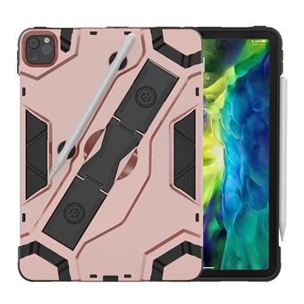 Shield Style Shockproof Strap Kickstand Tablet Hybrid Shell for iPad Pro  (2020)/(2018)
