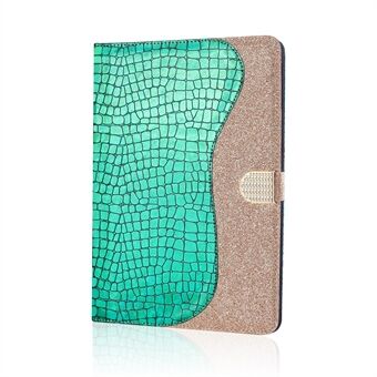 Crocodile Texture Flash Powder Læder Stand Tablet Taske med Card Slots til iPad Pro  (2020)