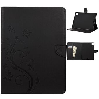 Butterflies Imprint Wallet Stand Flip Leather Tablet Cover til iPad Pro  (2020)/(2018)