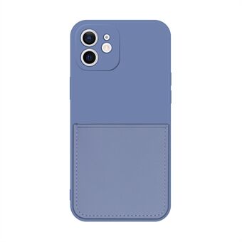 Blødt TPU-telefoncover med kortplads til iPhone 12 mini 