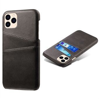 KSQ Læder Hardcover til iPhone 12 mini m/kortholdere - Sort