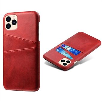 KSQ Læder Hardcover til iPhone 12 mini m/kortholdere - Rød