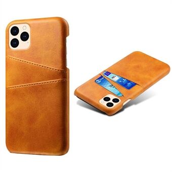 KSQ Læder Hardcover til iPhone 12 mini m/kortholdere - Orange