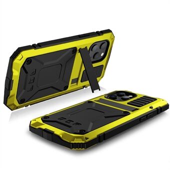 R-JUST Shockproof Dustproof Waterproof Protector Cover for iPhone 12 mini Kickstand Shell