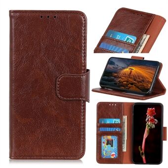 Nappa Texture Split Leather Wallet Phone Cover til iPhone 12 Pro/ 12