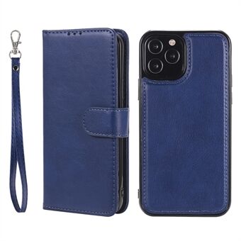 Anti-fald magnetisk aftageligt 2-i-1 tegnebogsdesign lædercover til iPhone 12 /12 Pro 