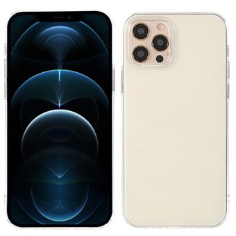 X-LEVEL Clear Light Slank Ridsefast PVC Hard Phone Case Cover til iPhone 12/12 Pro 