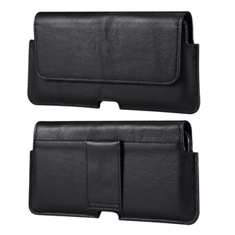 Lædercover telefontaske til iPhone 12/12 Pro/ Samsung Galaxy S21/S20 taljetaske Bæltetaske Cliphylster