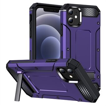 Til iPhone 12/12 Pro Kickstand Mobiltelefon Cover TPU + PC stødabsorberende etui
