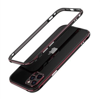 Polar Lights Style Metal Bumper Taske til iPhone 12 Pro Camera Ring Protector