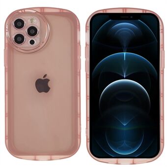 For iPhone 12 Pro  Precise Cutout Anti-fall Translucent Protective Case Matte Flexible TPU Phone Cover
