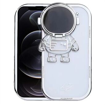 Stødsikkert etui til iPhone 12 Pro 6,1 tommer Anti-Drop Spaceman Design TPU telefoncover med kameralinsecover