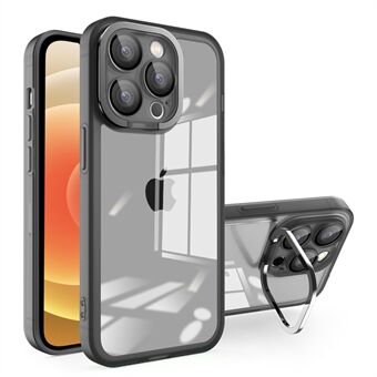 Til iPhone 12 Pro 6,1 tommer galvanisering PC Støttebetræk Matt TPU telefoncover med linsebeskytter