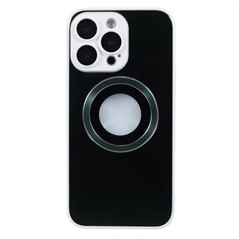Logo View telefoncover til iPhone 12 Pro , Ring +TPU AG mat magnetisk cover med linsebeskytter