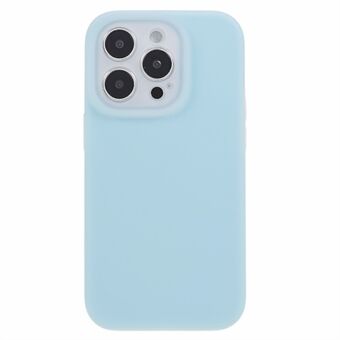 Til iPhone 12 Pro 6,1 tommer Præcis udskæring Jelly Liquid Silikone+PC telefonetui Anti-drop bagcover