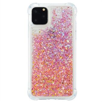 Pure Color Glitter Powder Quicksand TPU Taske til iPhone 12 Pro Max 