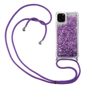 Glitter Powder Quicksand Style TPU Back Cover til iPhone 12 Pro Max 
