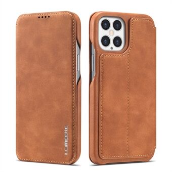LC.IMEEKE Retro Style Protector Stand Lædertaske med kortholder til iPhone 12 Pro Max 