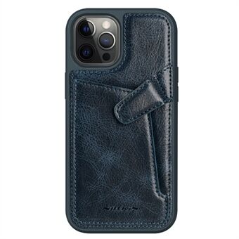 NILLKIN Aoge Series PU læderbelagt TPU taske med kortholder til iPhone 12 Pro Max