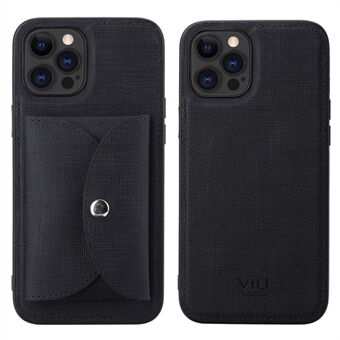 VILI T-serie bevægelig magnetisk absorptions tegnebog læderbelagt TPU telefon etui til iPhone 12 Pro Max