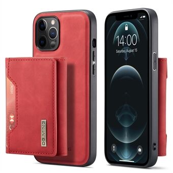 DG.MING M2 Series Kickstand Design Magnetisk Tri-fold Pung Læder Telefon Case Shell til iPhone 12 Pro Max 