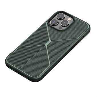 TPU-cover til iPhone 12 Pro Max 6,7 tommer, Airbag Design X Design Anti-slip Strips Mat telefoncover