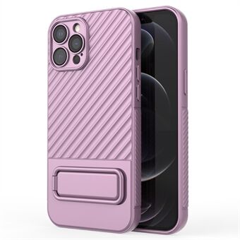 Kickstand telefoncover til iPhone 12 Pro Max, telefonbagbeskytter Anti-støv TPU etui