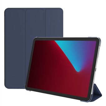 Plastic Crystal Back Shell + Tri-Fold PU læder tablettaske til iPad Pro  (2018)/ Pro  (2020)/Air (2020)