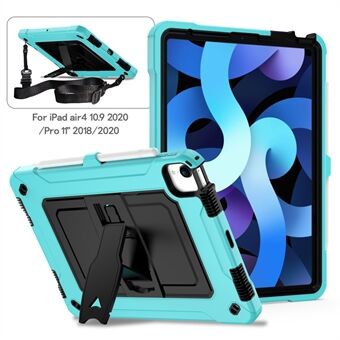 Fuld beskyttelse pc + silikone tablet cover med kickstand til iPad Pro  (2018) / iPad Air (2020)
