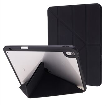 Auto Wake/Sleep Origami Stand Akryl + PU læder tabletcover Shell til iPad Air (2020)