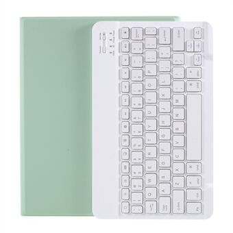Til iPad Air (2020) Bluetooth trådløst tastaturlæderetui med penåbning