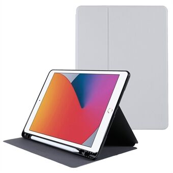 X-LEVEL KEVLAR PU Læder Tekstur Stand Auto Wake/Sleep Smart Tablet beskyttelsescover med penneholder til iPad 10.2 (2020) (2019) (2021) / iPad Air  (2019) / iPad Pro  (2017)