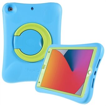 PEPKOO 360 graders rotation Kickstand Enhanced Frame EVA Tablet Case Cover til iPad 10.2 (2021)