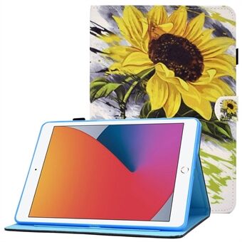 Til iPad 10.2 (2020) / (2019) / iPad Air  (2019) Stand læder stødsikker etui Mønstret Udskrivningskortåbninger Magnetisk lukning Tabletcover