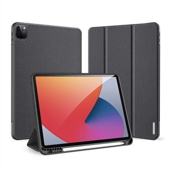 DUX DUCIS Tri-fold Stand Design Business Style Tablet Beskyttelsesetui med Pen Slot til iPad Pro  (2021) (2020)