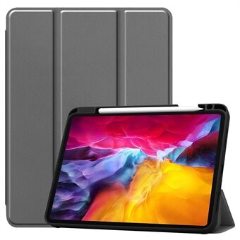 Tri-fold Stand Læder Tablet Cover Smart Case Shell med Pen Slot til iPad Pro  (2021)