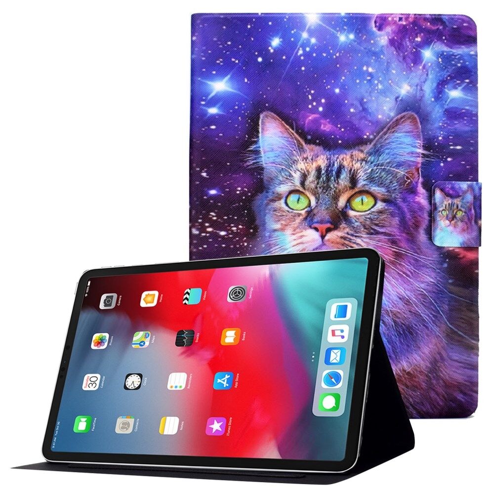 iPad Pro Air (2020) kortholder PU-læder tablet-etui Stand Mønstertryk Beskyttelsescover