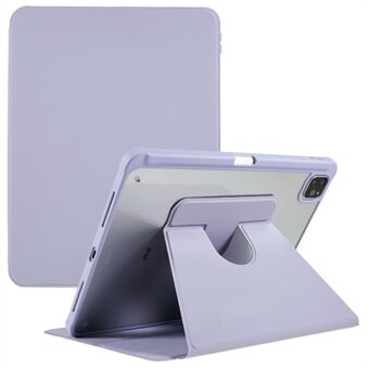 Til iPad Pro 11-tommer (2018) / (2020) / (2021) / (2022) Stødsikker tablettaske PU-læder + TPU + Akryl Anti-Fall-beskyttelsescover med roterende støttefod